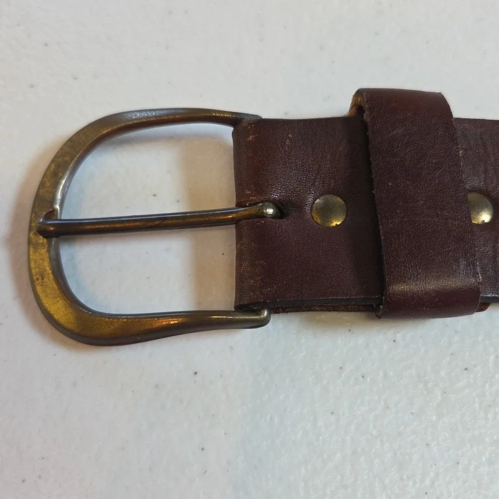 Saddle‎ Leather Brown Belt 1.5
